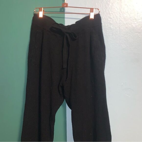 State Cashmere Ribbed Loungewear Joggers Large - Picture 4 of 7